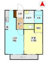 ビバリースクエアBの間取り画像