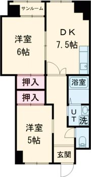 グランメールテルイの間取り画像