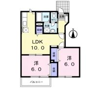 サンセール筒井の間取り画像