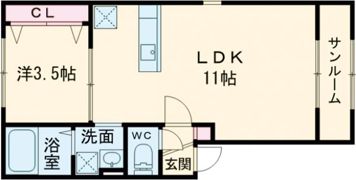 Lino水口新城の間取り画像