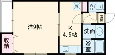 丸井ハイツ崎岡の間取り画像