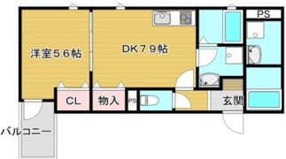 クレリア高槻南松原の間取り画像