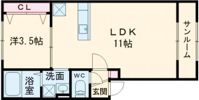 Lino水口新城の間取り画像