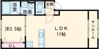 Lino水口新城の間取り画像
