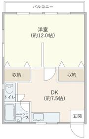 グリーンハイムの間取り画像