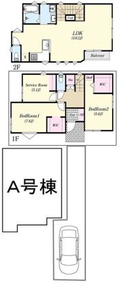STYLE-PATIO柏東 B棟の間取り画像