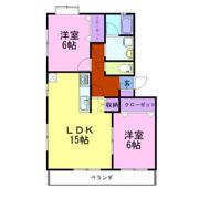 グレージュ杉本 3の間取り画像