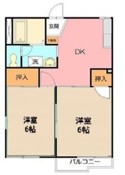 ヴィラ池の端の間取り画像