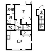 Kの間取り画像