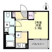 ベイルーム東本厚木の間取り画像