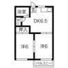 若杉ハイツの間取り画像