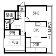 コーポ大野の間取り画像