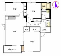 グリーンパーク’96 B棟の間取り画像