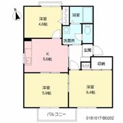 フォーレスアナイ B棟の間取り画像