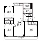 パークウエスト貴船B棟の間取り画像