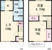 リバージュ青山東B棟の間取り画像