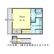 エステイトE桂川B棟の間取り画像