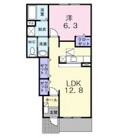 ベーシック スクエアNの間取り画像