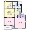 オニオンハイツの間取り画像