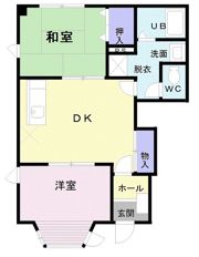 すみれ館Ⅲの間取り画像
