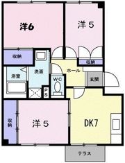 タウンヒルズNの間取り画像