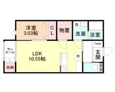 Clover KUBOMOTOの間取り画像