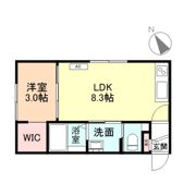 リフージョ太閤山IVの間取り画像