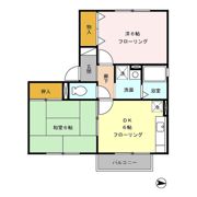セジュール稲葉 ABの間取り画像