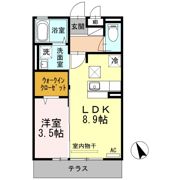 アルカサル駅南 Bの間取り画像