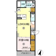 レーヴ・ウェル松代の間取り画像