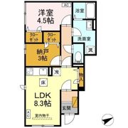 ウエストシティヒルズの間取り画像
