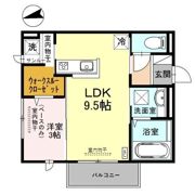 ツインヴィラ増泉 Bの間取り画像