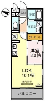 D-room M-fiveの間取り画像