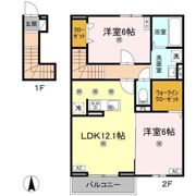 フィオーレガーデン阿南の間取り画像