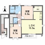 シャーメゾン中央の間取り画像