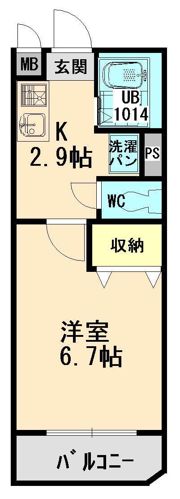 ユーミー池畑マンションの間取り画像