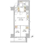リビオメゾン新宿westの間取り画像