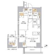 リビオメゾン新宿westの間取り画像