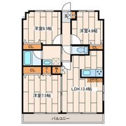 シャンティ等々力の間取り画像