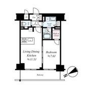 プレサンスTHE神戸の間取り画像