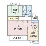 カーサタツミの間取り画像