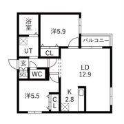 ZABO HILLS 旭山公園通りの間取り画像