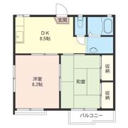 タウニィハイツの間取り画像