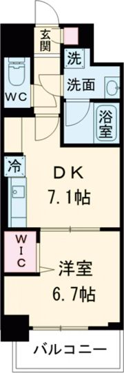 モンテーニュ名駅の間取り画像