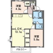 アネックスタチバナIの間取り画像