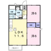 エスポワール船岡の間取り画像