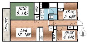 西新井アークタワーの間取り画像