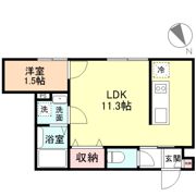 Velde鵯島の間取り画像