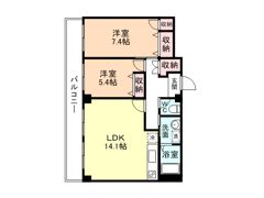 センチュリー山室の間取り画像