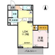 ノーブルラフィネ土呂町の間取り画像